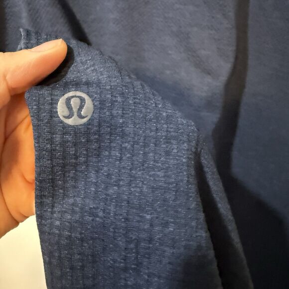 Lululemon Metal Vent Tech T-Shirt Short Sleeve Active Blue Men's Size Medium - Picture 9 of 9